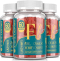 Biotin Gummies -Hair Skin and Nails Vitamins Vegan Vitamin B7 Supports Hair Growth and Stronger Nails for Men &amp Women 90 Day Supply-Strawberry