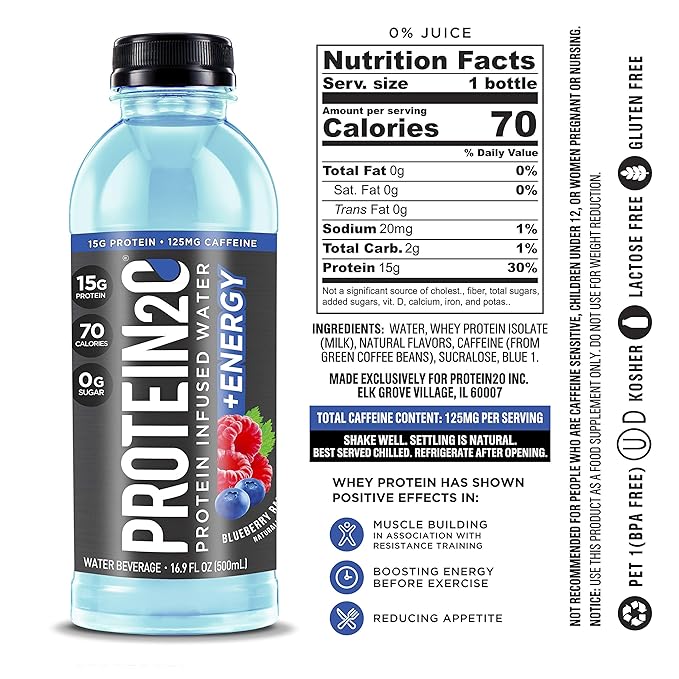 Protein2o Whey Protein Infused Water Variety Pack (16 Count)