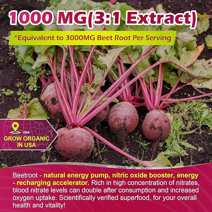 2PACK Organic Beet Root Gummies with L-Citrulline &amp L-Arginine + Methylated Multivitamin for Men Gummies