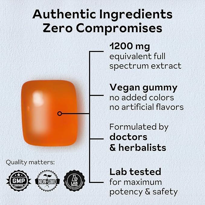 Reprise Goji Berry Superfood Gummies - All-Natural Antioxidant Digestion 240 mg Full-Potency Low-Sugar Vegan 45 Blueberry Flavored Gummies (Pack of 1)