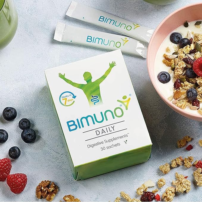 BIMUNO Immunity Food Supplement | Prebiotic Multivitamin for Women Men &amp Kids | Immune System Support with Vitamin D3 C &amp Zinc | Vegetarian Gluten Free Halal Kosher | (.)