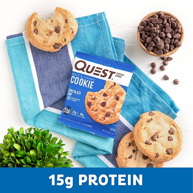Quest Nutrition Ready To Drink Chocolate Protein Shake &amp Chocolate Chip Protein Cookie Keto Friendly High Protein Low Carb 12 Count