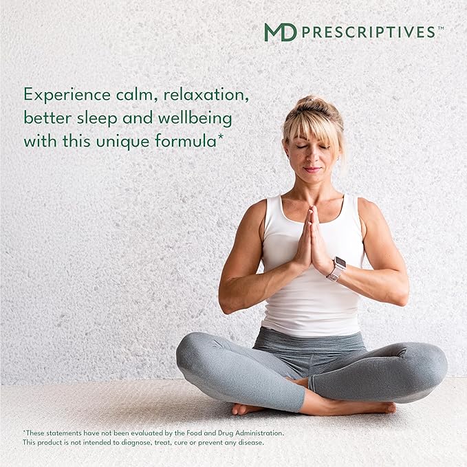 MD Prescriptives - Magnesium MD - Highly Absorbable Dietary Magnesium Supplement with Glycinate &amp Acetyl Taurinate - 120 Capsules