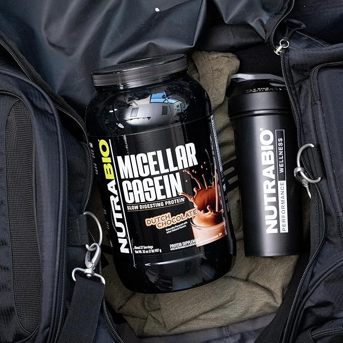 NutraBio Casein Protein Powder Micellar Casien Powder 25g Slow Digesting Protein Helps Keep You Full Overnight Muscle Recovery &amp Growth BCAA &amp EAA Gluten Free Soy Free 2lb Chocolate