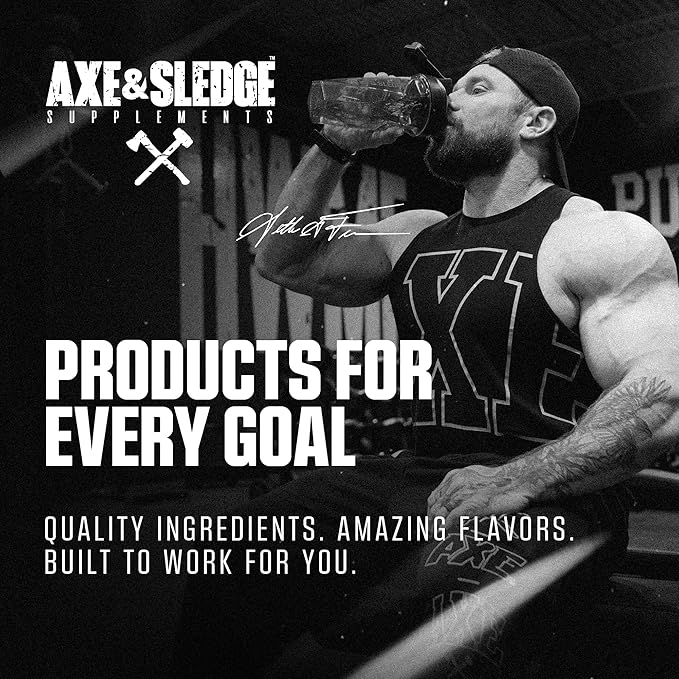 Axe &amp Sledge Farm Fed 100% Whey Protein Isolate | 25g Protein | Low Carb Low Sugar Gluten Free | Protein Powder for Men and Women | Keto | Made in The USA | 28 Servings Chocolate Milkshake