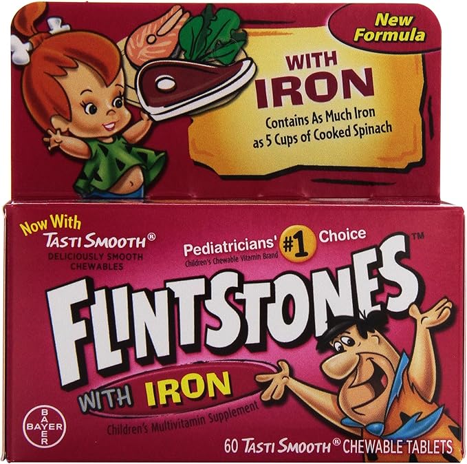 Flintstones Multi Vitamins With Iron 60 ct