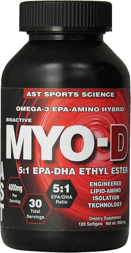 AST Sports Science Bioactive Omega-3 EPA Amino Hybrid Myo-D  120 softgels