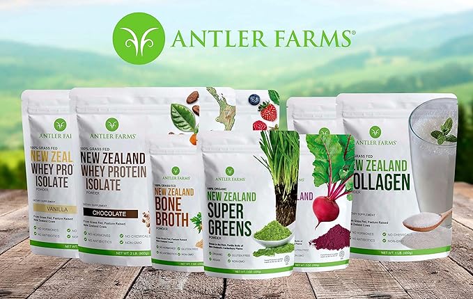 Antler Farms - 100% Pure Wild Caught New Zealand Fish Oil from Deep Ocean Cold Water Fish 120 Softgels - Clean Fresh Omega-3 EPA + DHA Supplement Keto Friendly Super Clean