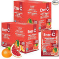 Ener-C Tangerine &amp Grapefruit Multivitamin Drink Mix 1000mg Vitamin C Non-GMO Vegan Real Fruit Juice Powders Natural Immunity Support Electrolytes Gluten Free 2-Packs of 30 (60 Count)