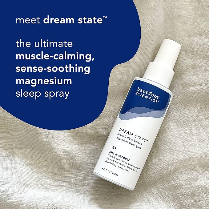 Dream State Magnesium Sleep Spray with Pure Dead Sea Magnesium Chloride - Quick Absorption on Feet &amp Skin