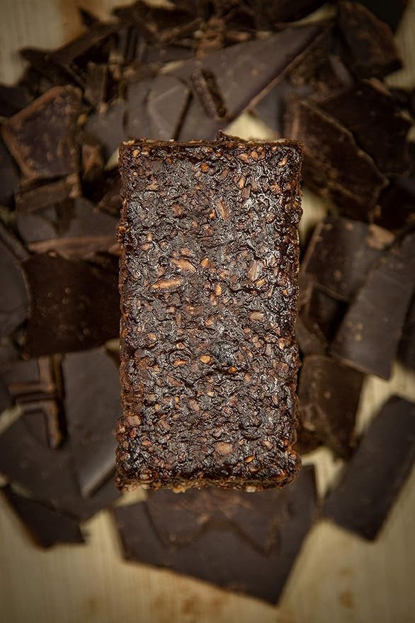 Tahoe Trail Bar Plant-Based Natural Energy Bar (2.3 Ounce Protein Bar 12 Count) High Protein Non-GMO Gluten-Free Vegan Healthy Snacks - Dark Chocolate Cherry