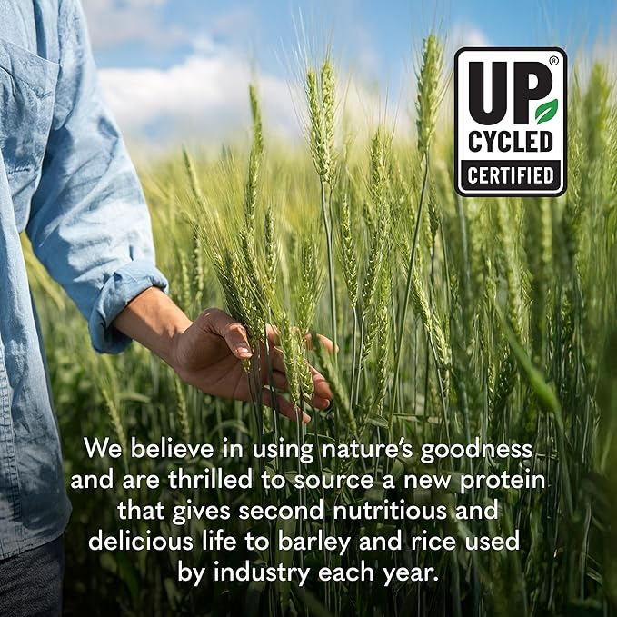 Garden of Life Plant-Based Sprouted Barley Protein Vanilla Caramel with 21g Protein 0g Sugar &amp Clean Ingredients Upcycled Barley Probiotics Non-GMO use in Shakes Smoothies &amp Baking 20
