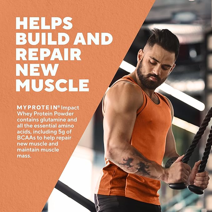 Myprotein Impact Whey Protein Powder 5.5 Lbs (75 Servings) Chocolate Milkshake 22g Protein &amp 5g BCAA Per Serving Protein Shake for Superior Performance Muscle Strength &amp Recovery Gluten F