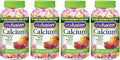 Vitafusion Calcium Gummy rNNghI Vitamins for Adults 500 mg 100 Count (Pack of 4)