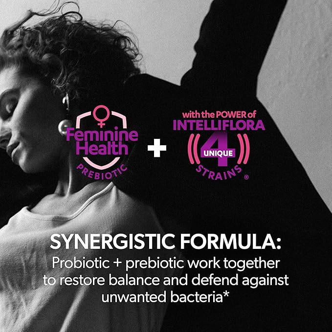 AZO Dual Protection Urinary + Vaginal Support Prebiotics and Probiotics for Women* Starts Working Within 24 Hours Non-GMO 30 Count